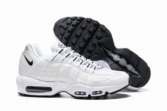(image for) Nike Air Max 95 White Black Swoosh Men's Shoes-40